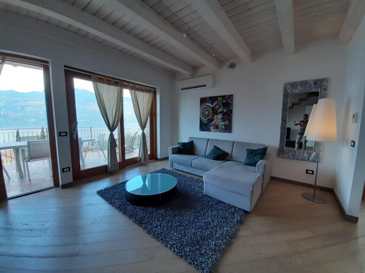 Bmp Apartment Deluxe 1 Jacuzzi Riscaldata Privata Vista Lago Di Garda 브렌조네 술 가르다 외부 사진